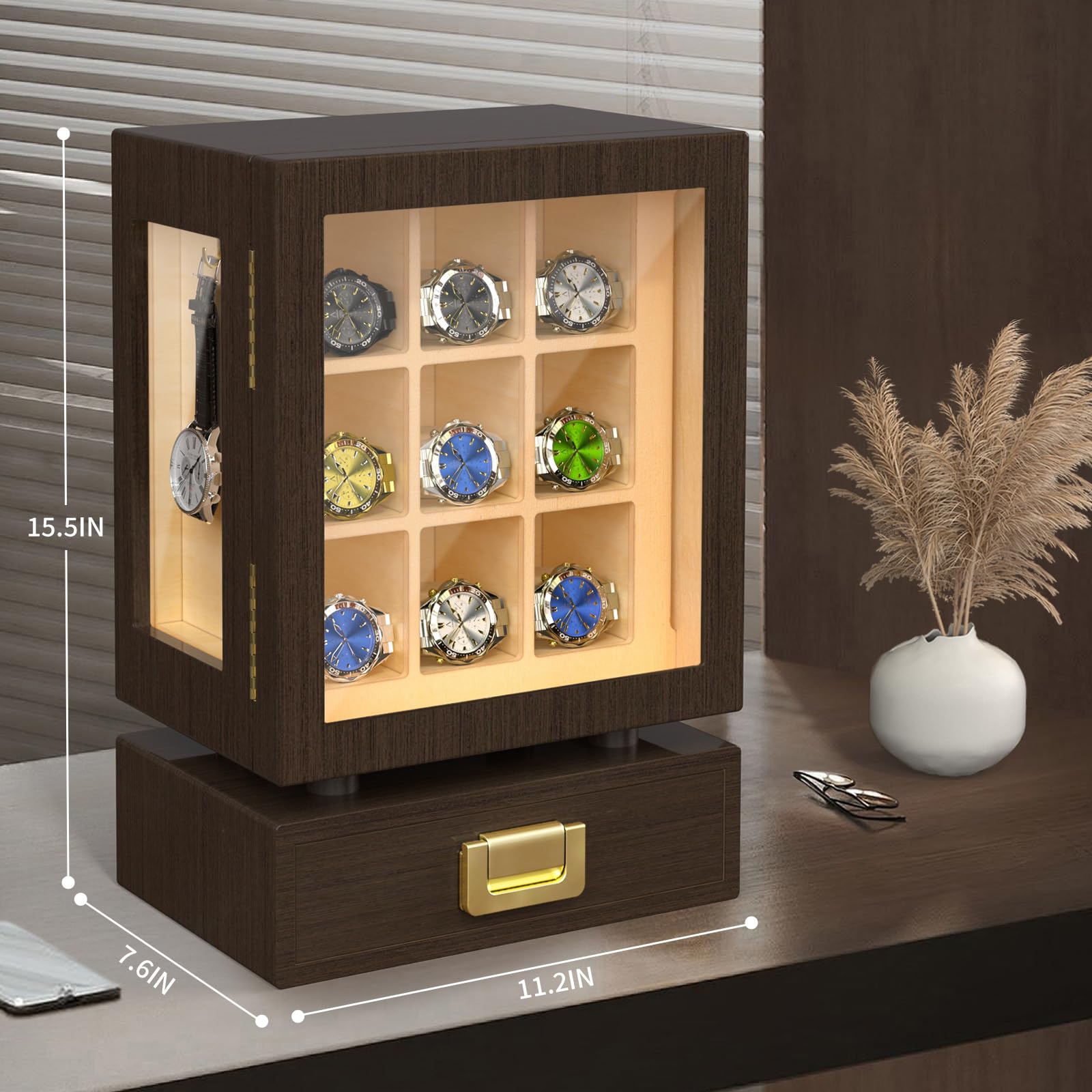 Scatola Porta Orologi in Legno - Watch Display Box recensione e prezzo